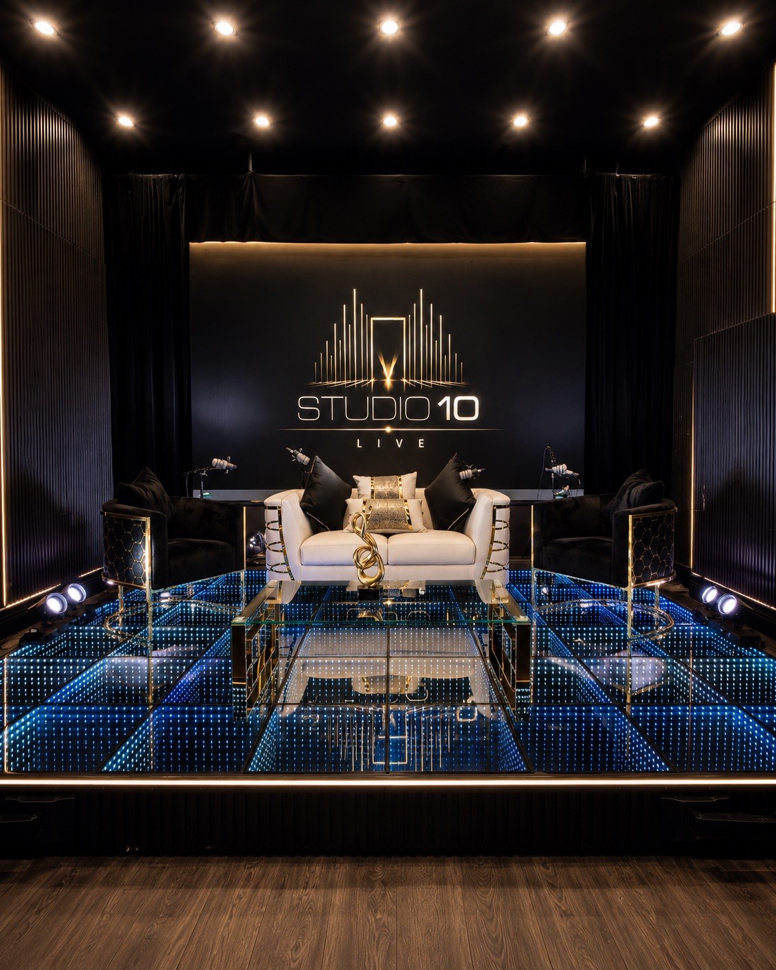 The LED wall at Studio 10 Live